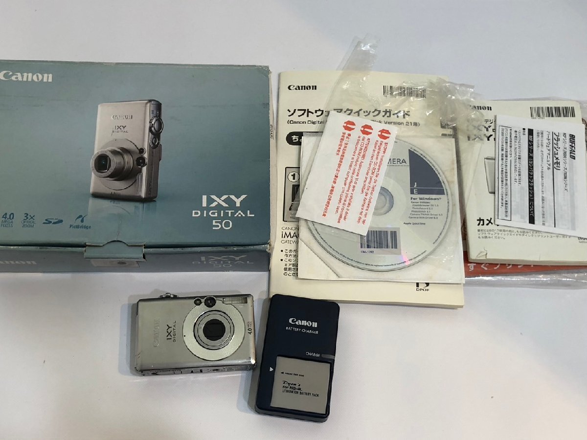 ◆Canon キャノン デジタルカメラ デジカメ IXY IXY DIGITAL 50 PC1101 充電器付属 経年品 中古◆18464★拍卖