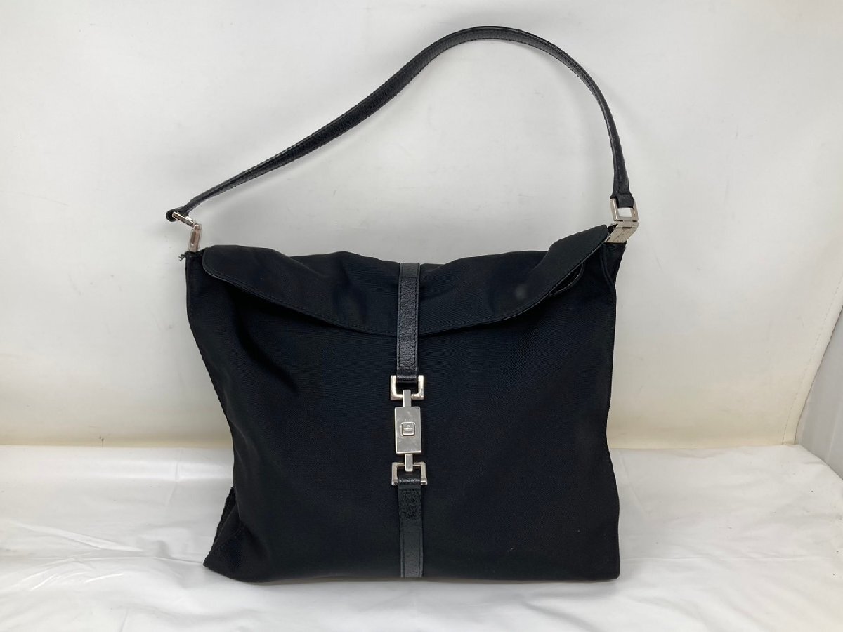 ◆GUCCI グッチ ショルダーバッグ 001.3355.2123 黒 ブラック 中古◆16550★拍卖
