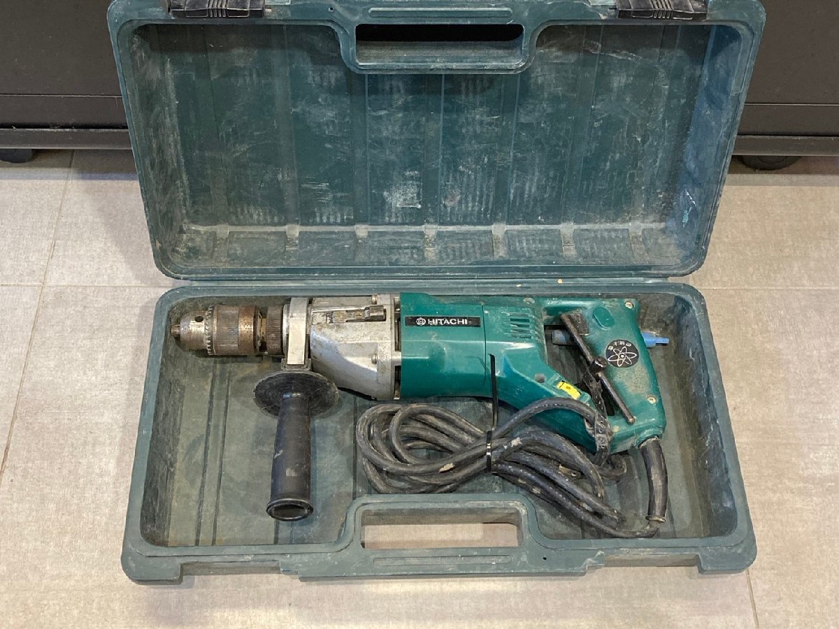 ◆HITACHI 日立 電子振動ドリル DV21V 電動工具 ケース付き 中古◆12204★拍卖