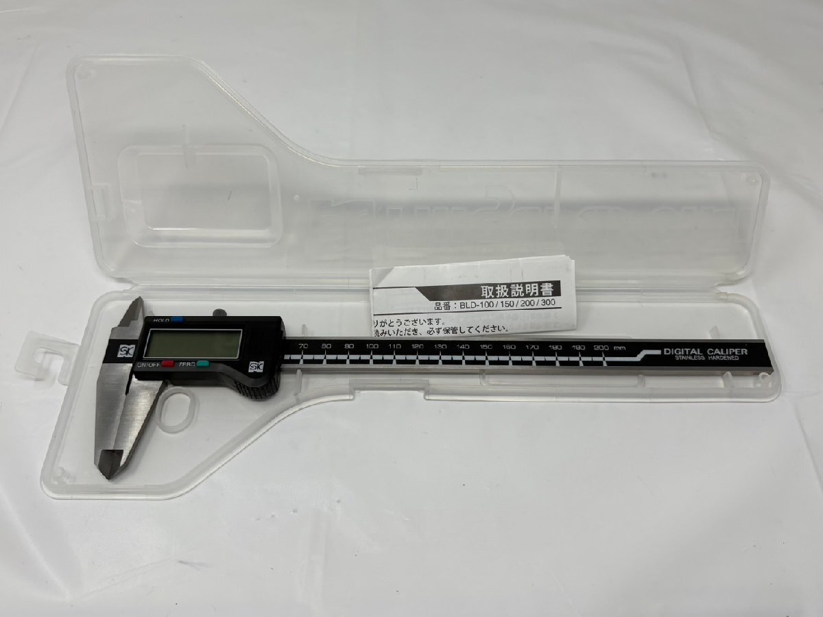 ◆未使用 保管品 SK デジタルノギス BLD-200 0~25mm 0.01mm 取説・ケース付属◆16870拍卖