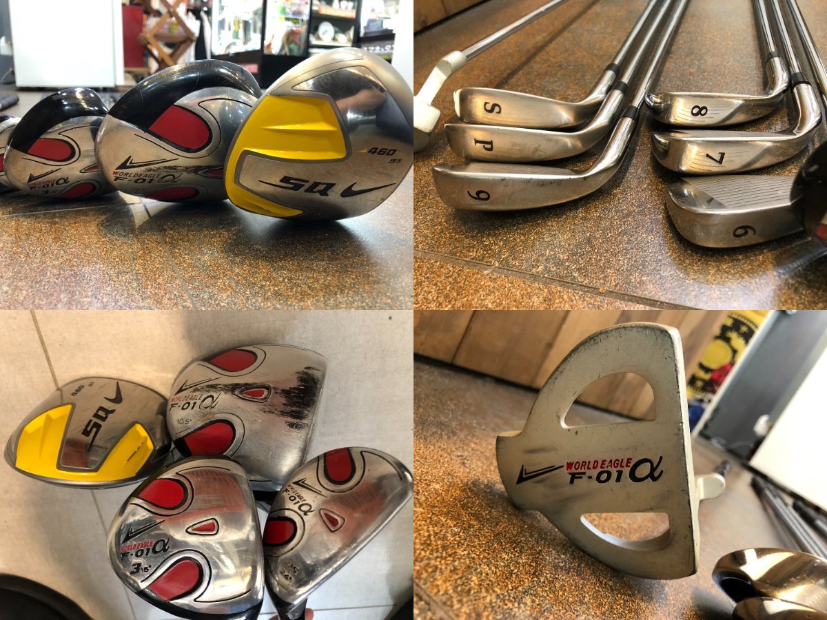 ◆WORLD EAGLE F-01α ドライバー アイアン パターなど 11本セット 中古◆18332★拍卖