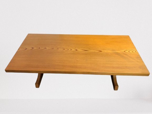 ◆【引取限定!!長野県諏訪市】天童木工 TENDO 剣持勇 文机 座卓 センターテーブル 木製 ローテーブル デザイナーズ 中古◆18677★拍卖