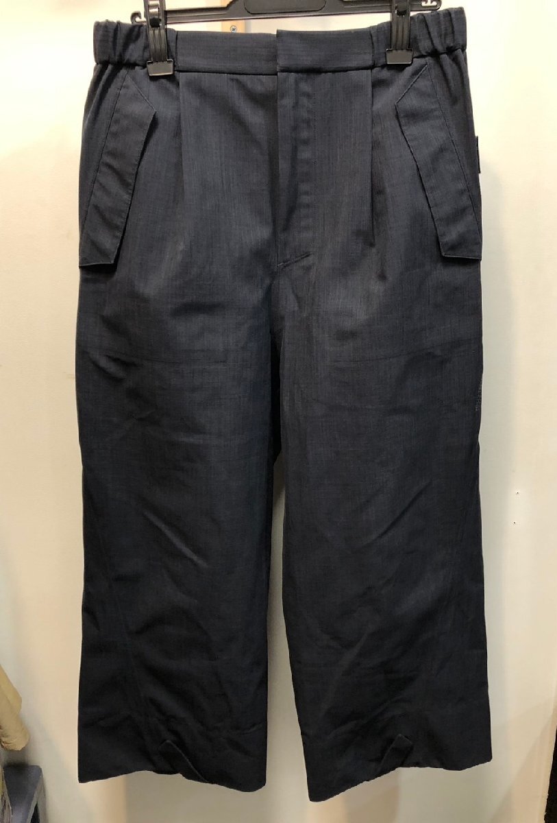 ◆HELLY HANSEN ヘリーハンセン ロングパンツ ワイドパンツ スプリットセイルパンツ HH22210 Lサイズ ネイビー系 中古◆16708★拍卖