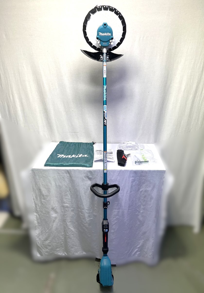 ▽makita マキタ 草刈機 MUR368DL ループハンドル DCホワイトチップソー 本体のみ 美品・刃の回転確認のみ▽012869拍卖