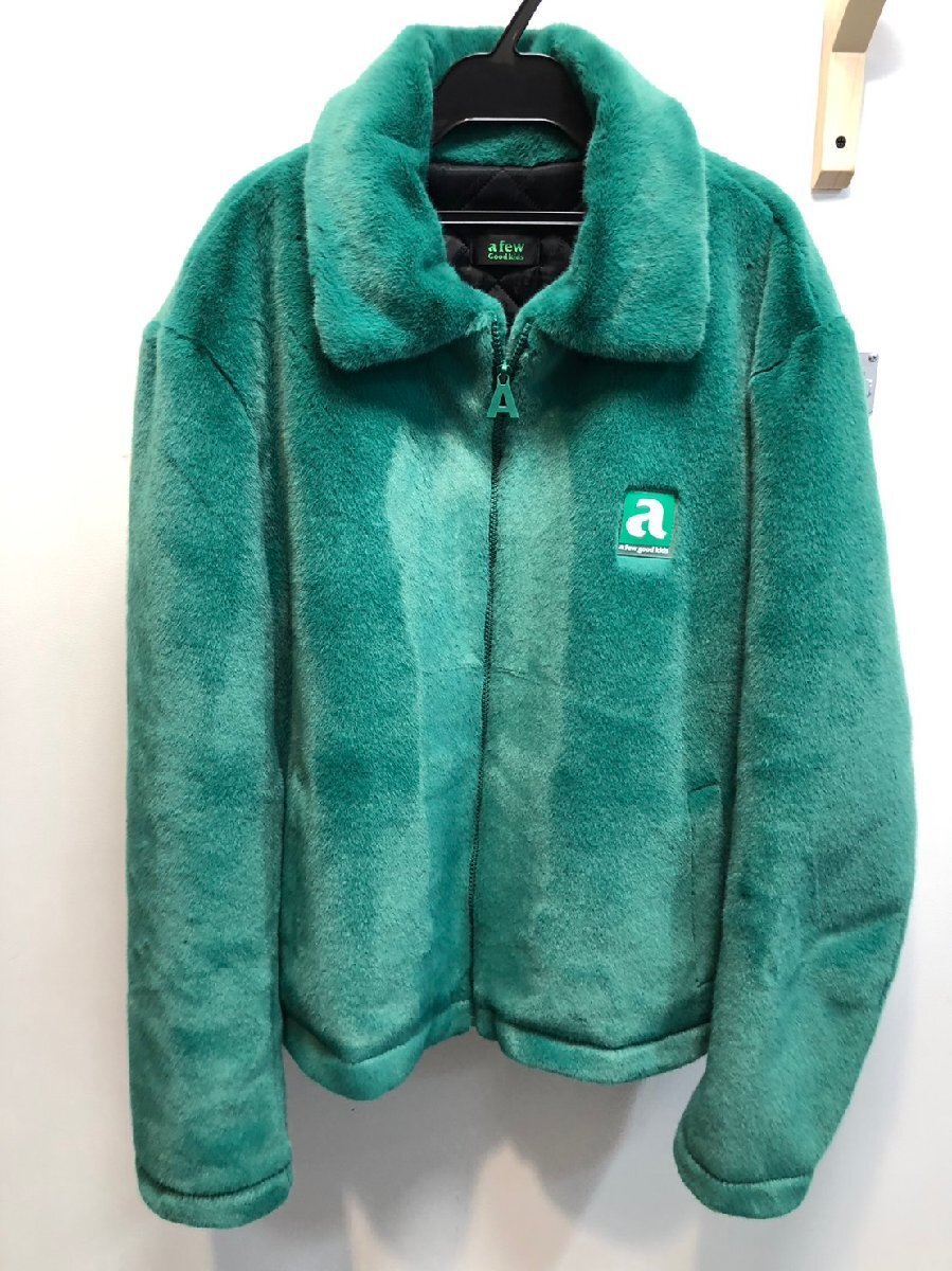◆A FEW GOOD KIDS AFGK アフューグッドキッズ ボアジャケット Lサイズ グリーン 中古◆11020★拍卖