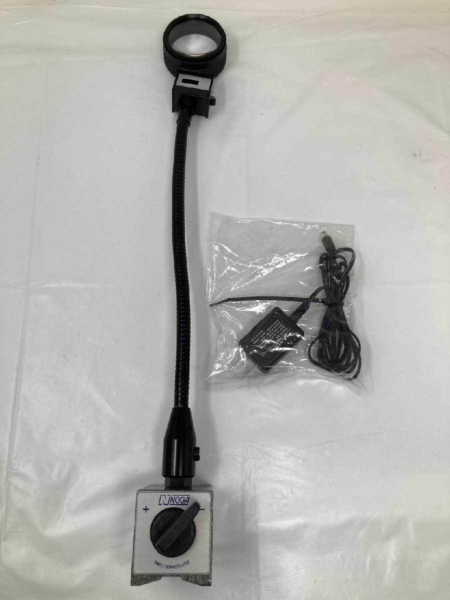 ◆NOGA ノーガ LED付拡大鏡 型番不明 電源アダプタ付き 中古◆16283★拍卖