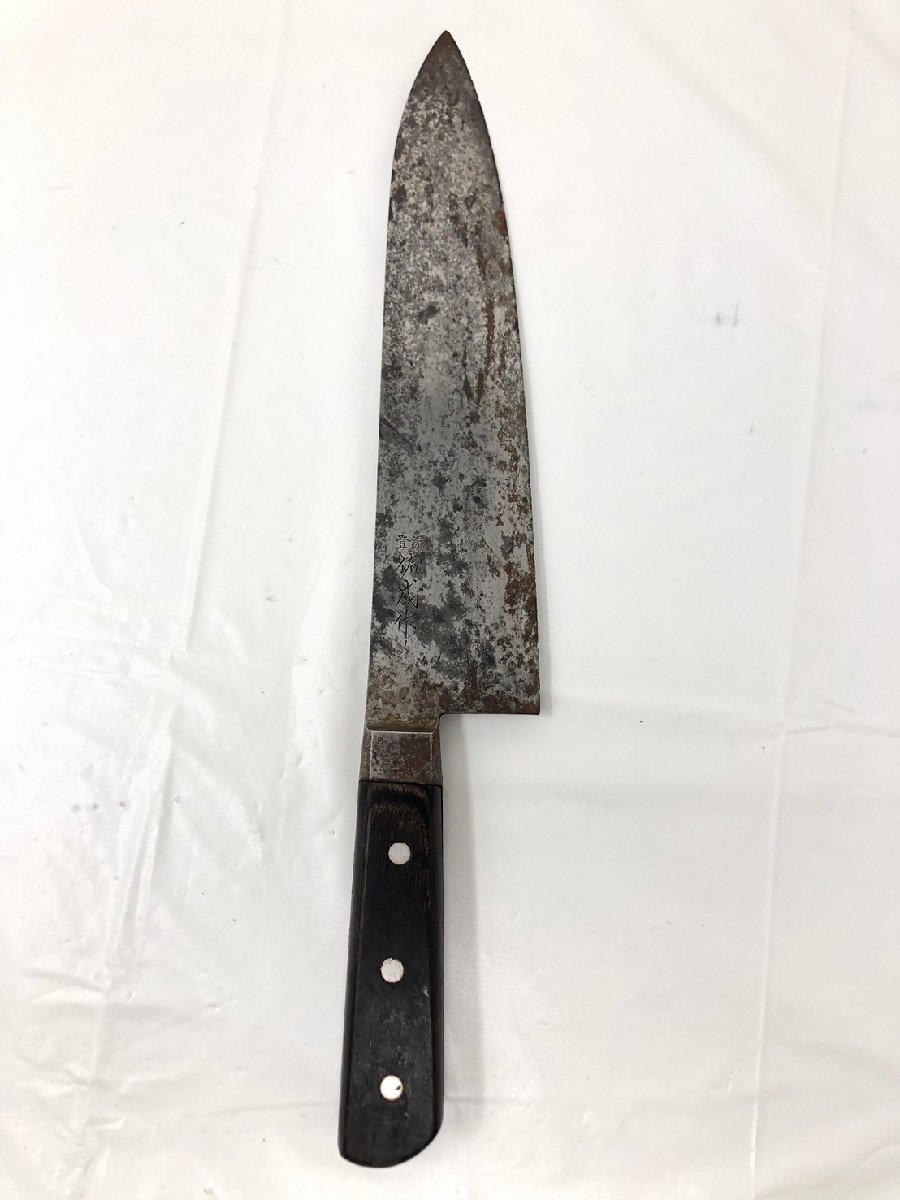 ◆佑成 出刃包丁 調理器具 庖丁 刃物 中古現状◆19059拍卖