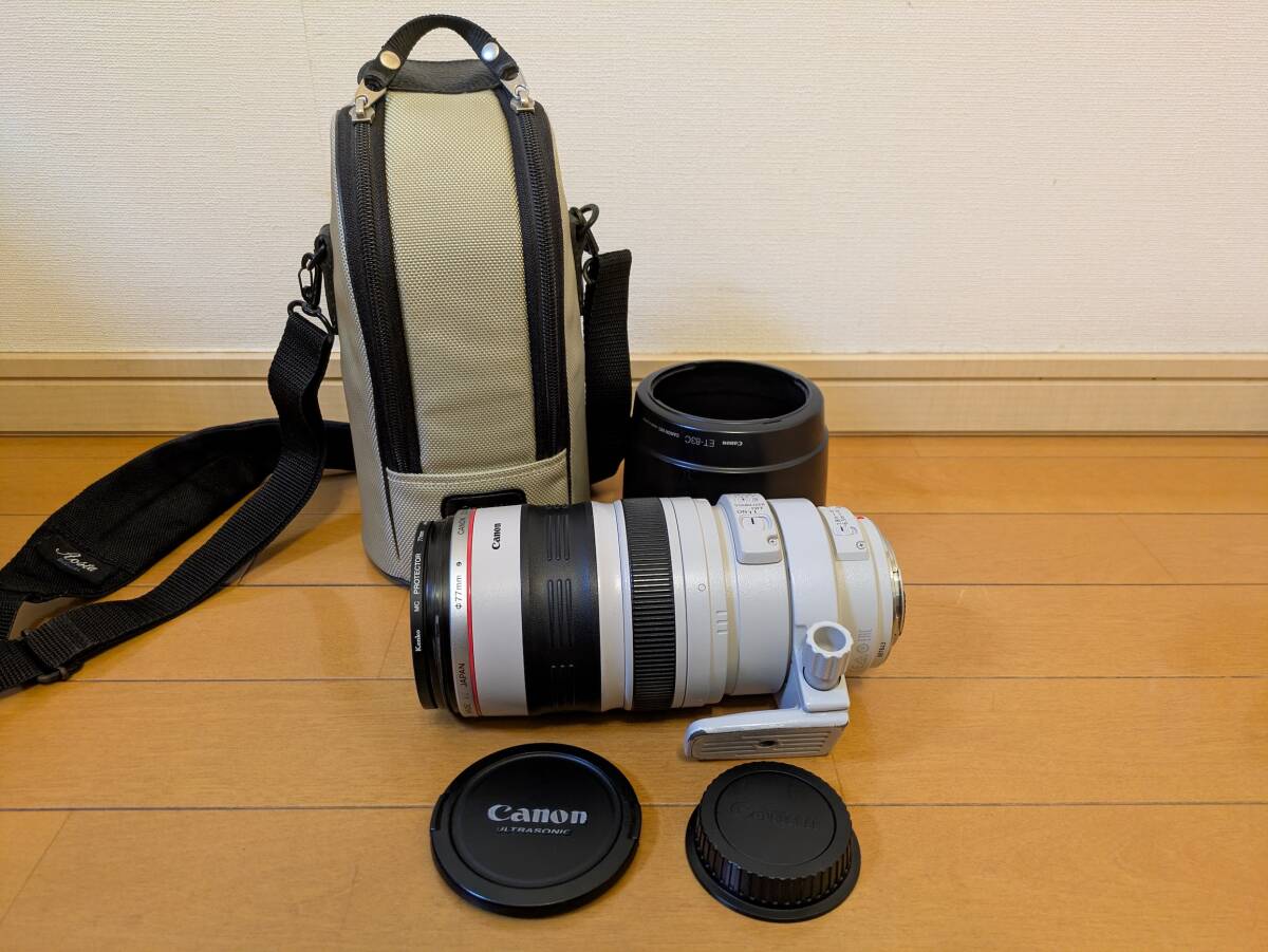 CANON EF 100-400mm 1:4.5-5.6 L IS キヤノン 付属品あり カメラレンズ オートフォーカス拍卖