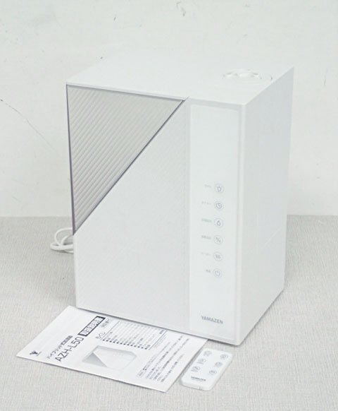 ●●MMT● 店頭実演品(超美品) ハイブリッド式加湿器 (加熱/超音波) 温度/湿度表示 タンク5L A.ZH-L.50(W)(管理MJ-651)拍卖