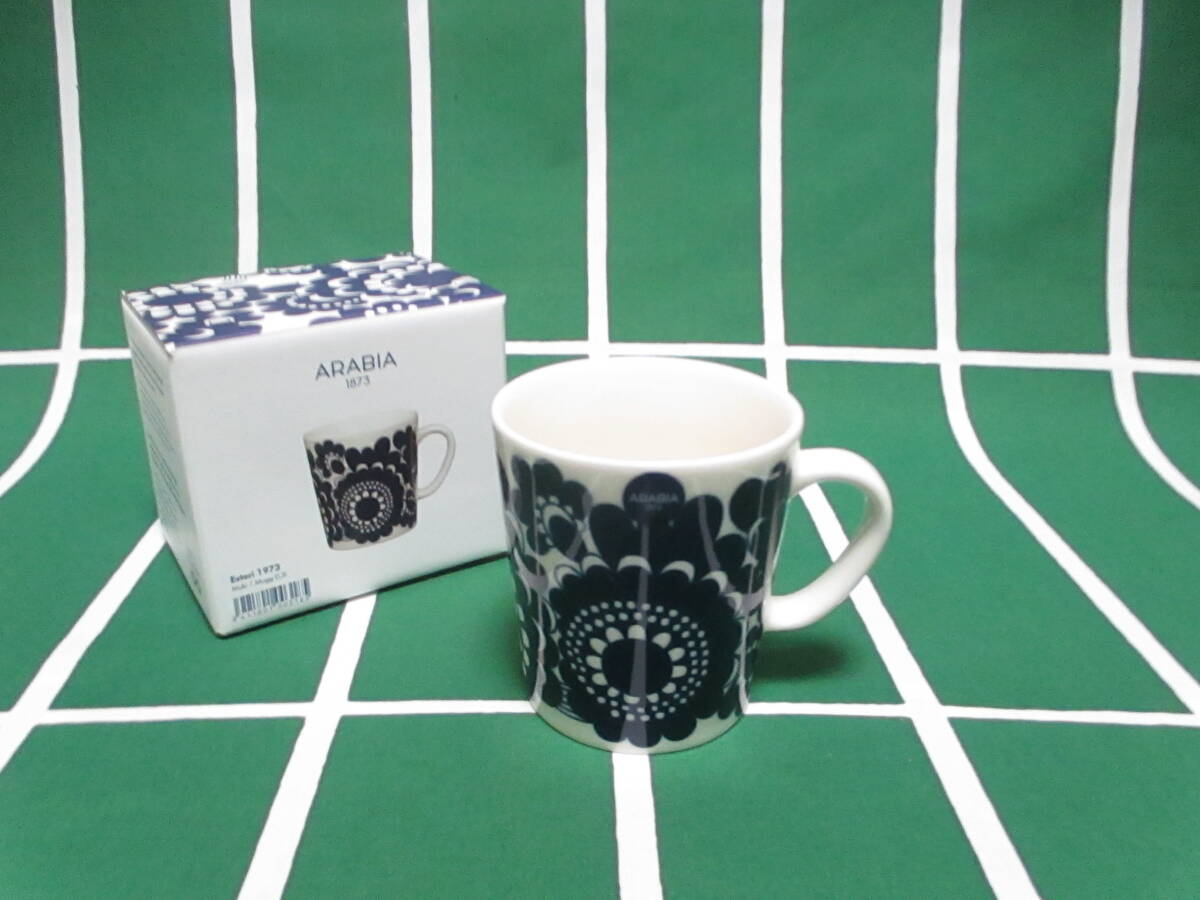 アラビア◇Esteri Tomula / エステリトムラ マグカップ◇「ネイビー」拍卖