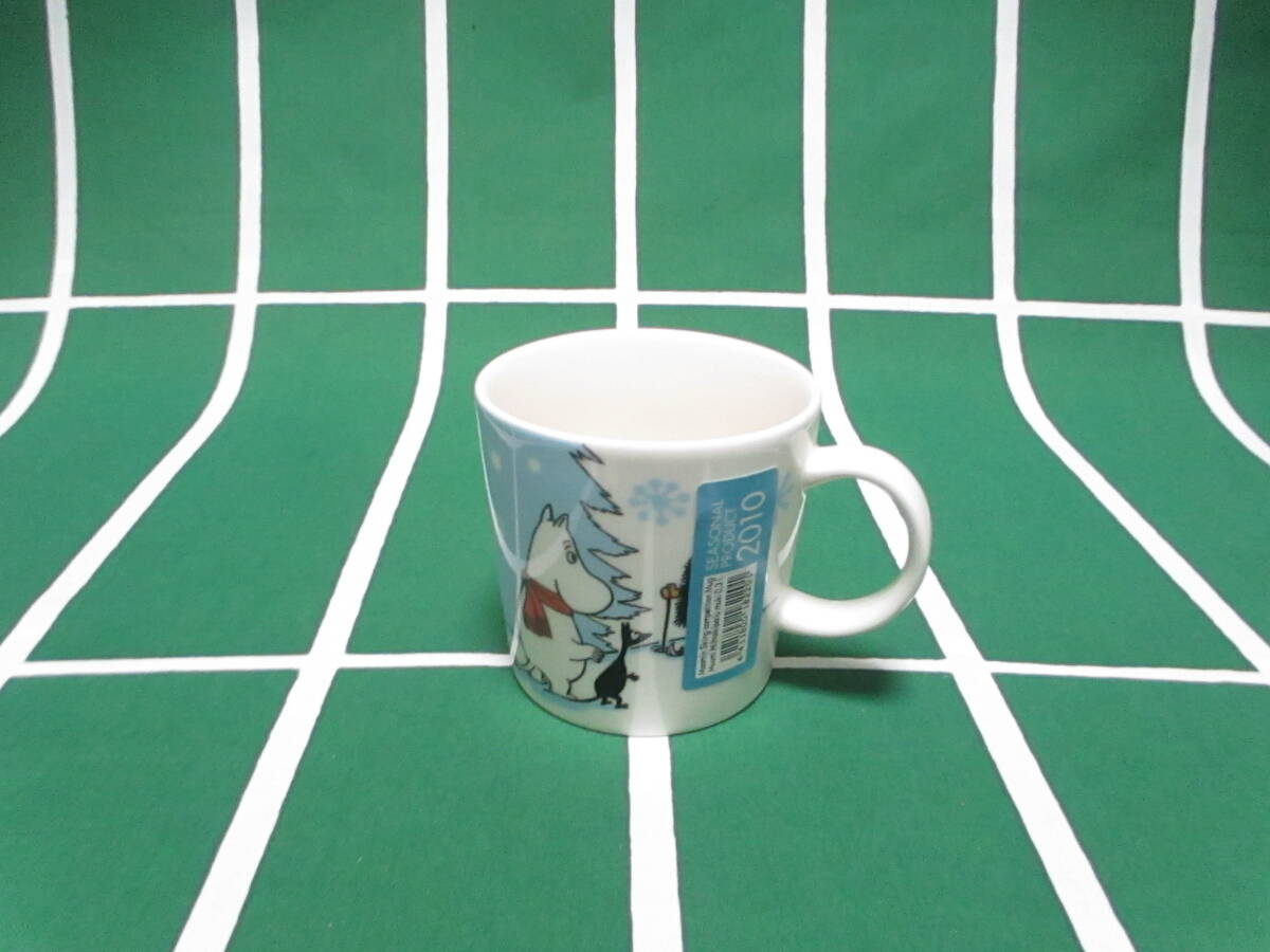 アラビア◇ 2010年冬季限定 ムーミン マグカップ◇「スキーコンペティション」拍卖