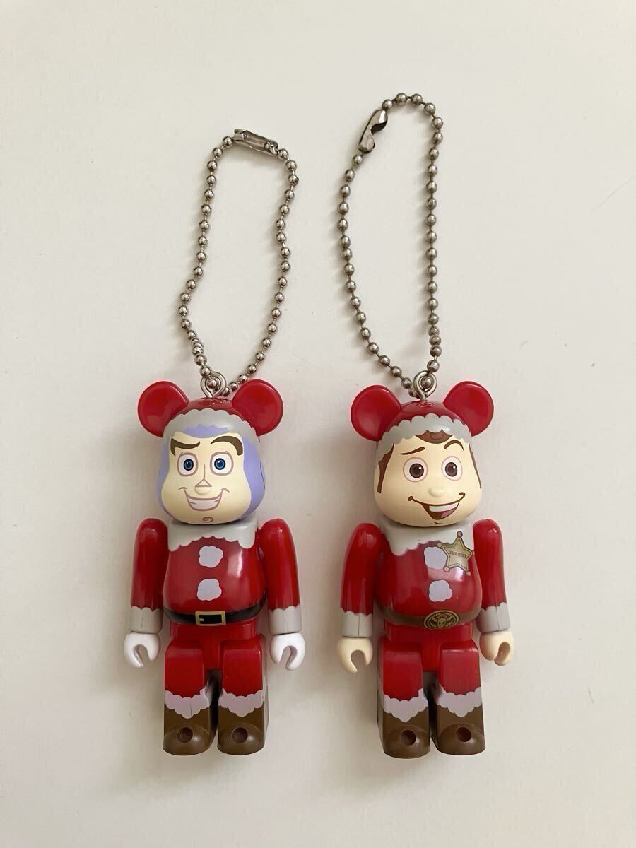トイストーリー ウッディ バズ ベアブリック クリスマス フィギュア キーホルダー BE@RBRICK Disney ディズニー Pixar ピクサー拍卖