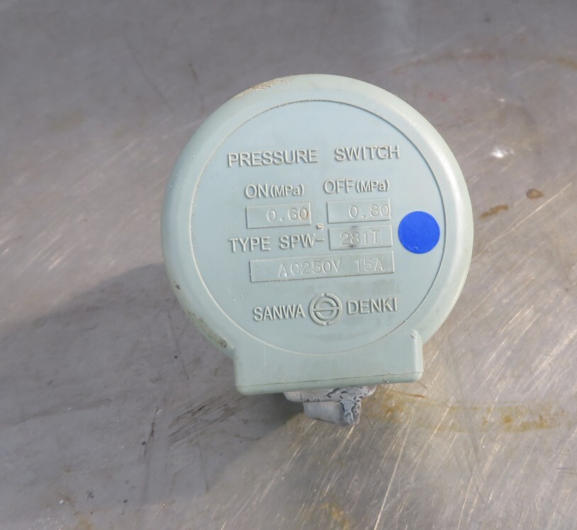 X-760■エアーコンプレッサー用スイッチ SPW-281T/AC250V 15A/ 動作品拍卖
