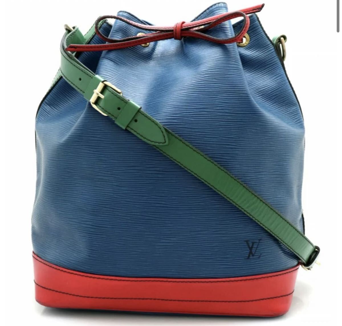 真贋済み ルイ・ヴィトン エピライン ノエ・トリコロール ショルダーバッグ拍卖