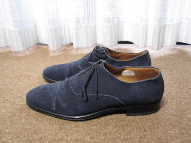 REGAL リーガル スエードシューズ 革靴 ネイビー 25cm 日本製 USED拍卖
