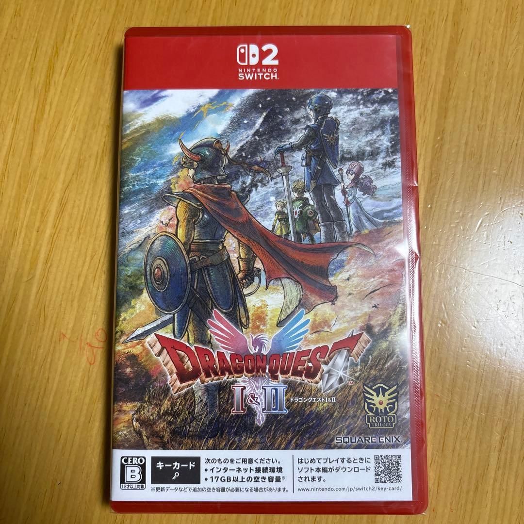 新品未使用 Switch2 ドラゴンクエスト1&2 ドラゴンクエストI&II拍卖