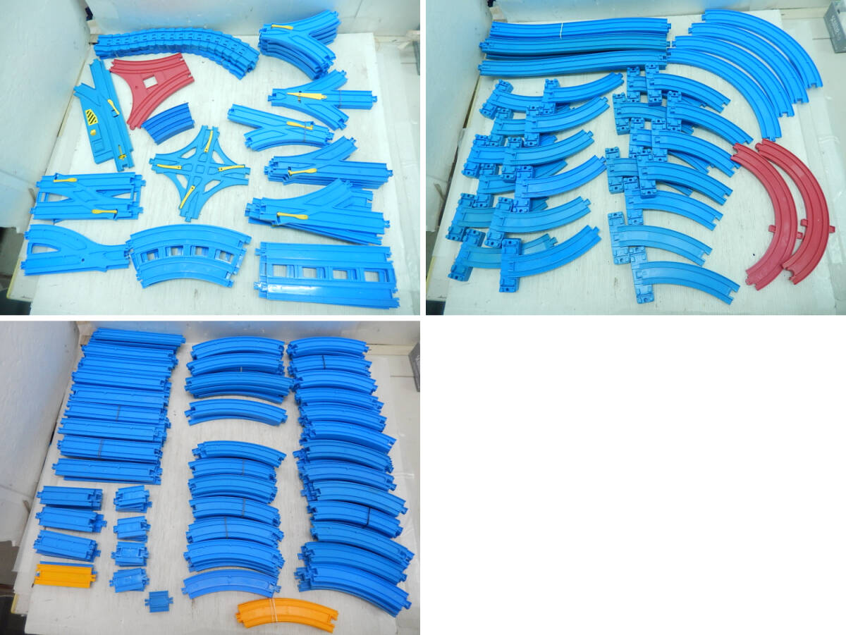 DK718■プラレール■パーツ■大量 まとめて■計280点■まがレール ターンアウト 交差ポイント 坂曲線 直線 曲線 など■(140拍卖