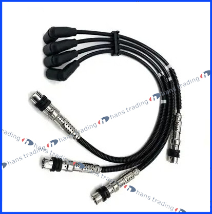 VW RIDEX製 プラグコードセット 1台分 ゴルフ6 ポロ トゥーラン ハイテンションコード イグニッションケーブル 03F905409C 03F905409B拍卖