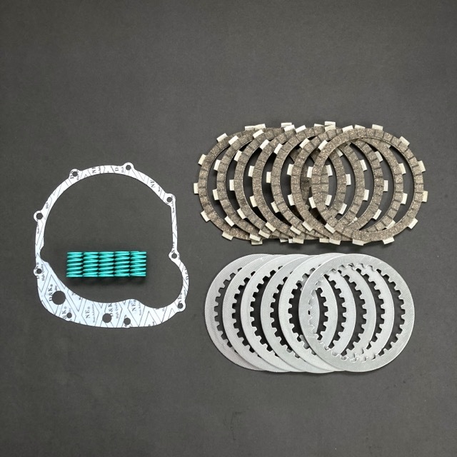 ゼファー400 χ カイ クラッチ板完全キット 19点セット Gr ガスケット スプリング拍卖