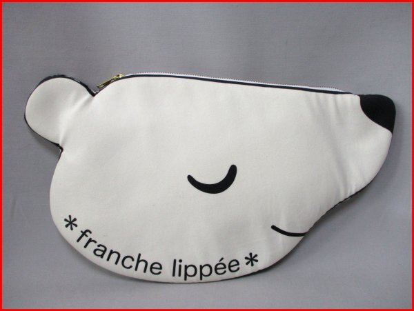 franche lippee/フランシェリッペ◇ダイカット クラッチバッグ シロクマ ウレタンクッション入り WH W41cm拍卖