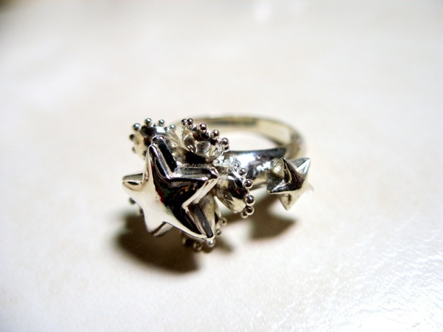 仁尾彫金『スターフラワーリング』ハンドメイド23拍卖