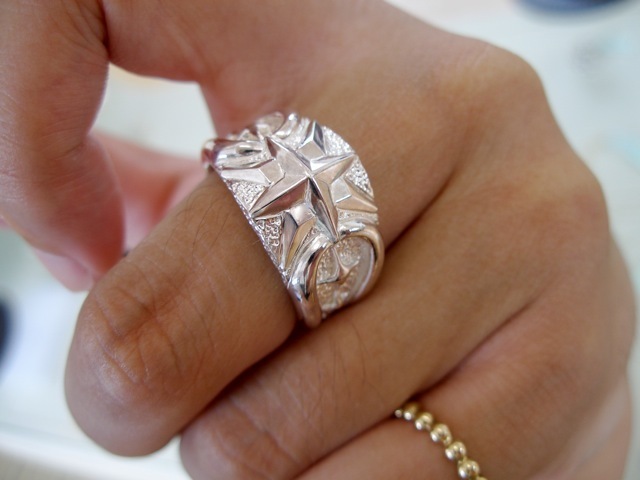 仁尾彫金『ギャラクシーリング』ハンドメイド39拍卖