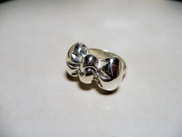 仁尾彫金『リボンリング』ハンドメイド8拍卖