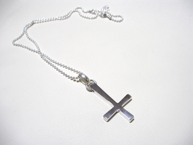 仁尾彫金『逆十字クロス3』ハンドメイド166拍卖