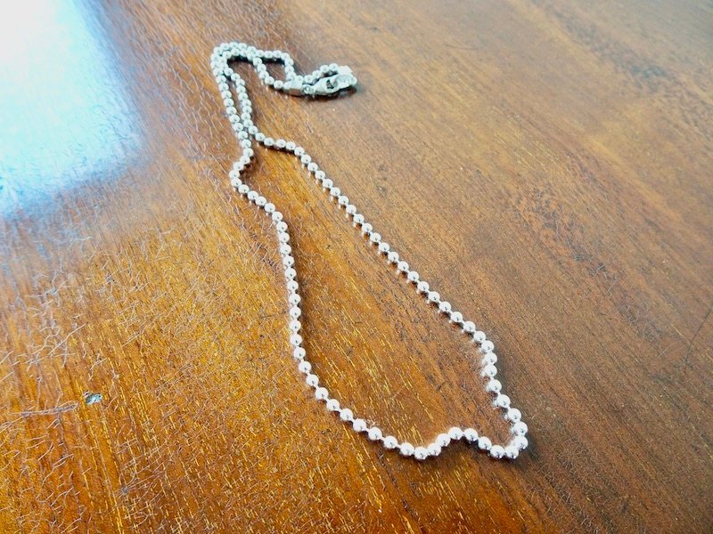 仁尾彫金『3mmボールチェーン45cm』228b拍卖