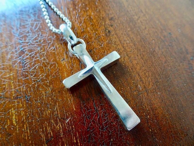 仁尾彫金『シルバー十字星クロス』ハンドメイド237拍卖