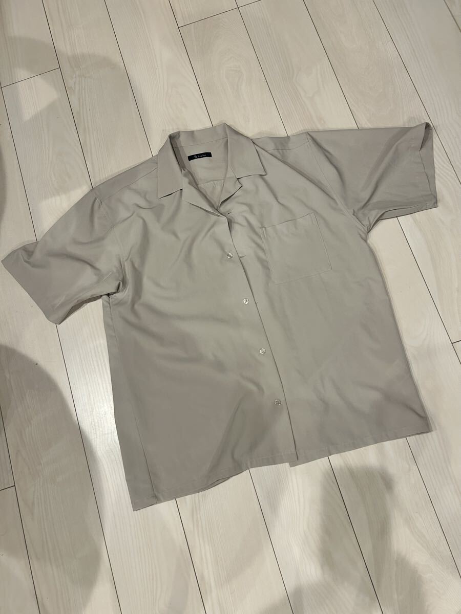 中古品メンズ半袖シャツLLサイズ オープンカラーシャツ拍卖