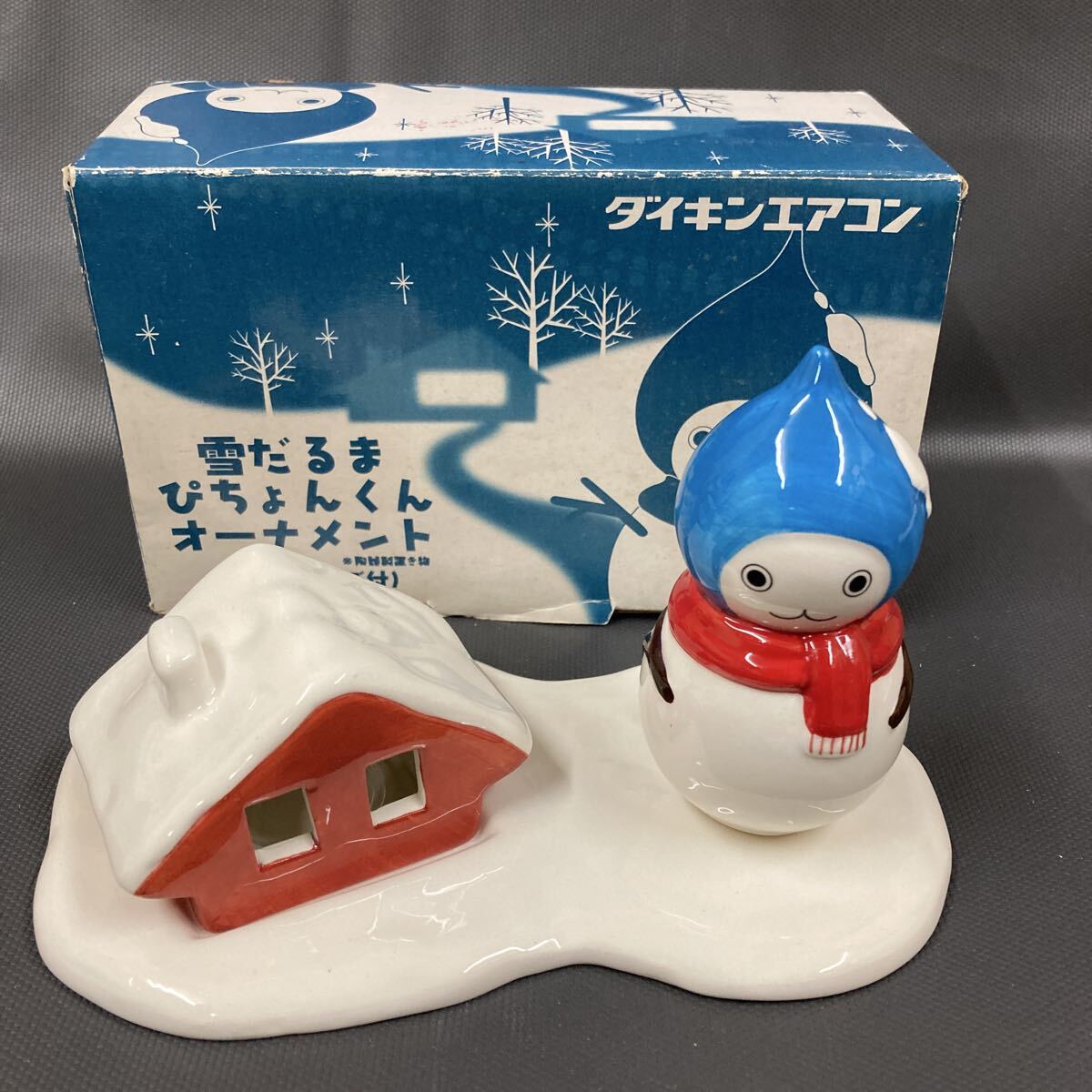 雪だるま ぴちょんくん オーナメント ダイキンエアコン 未使用品拍卖
