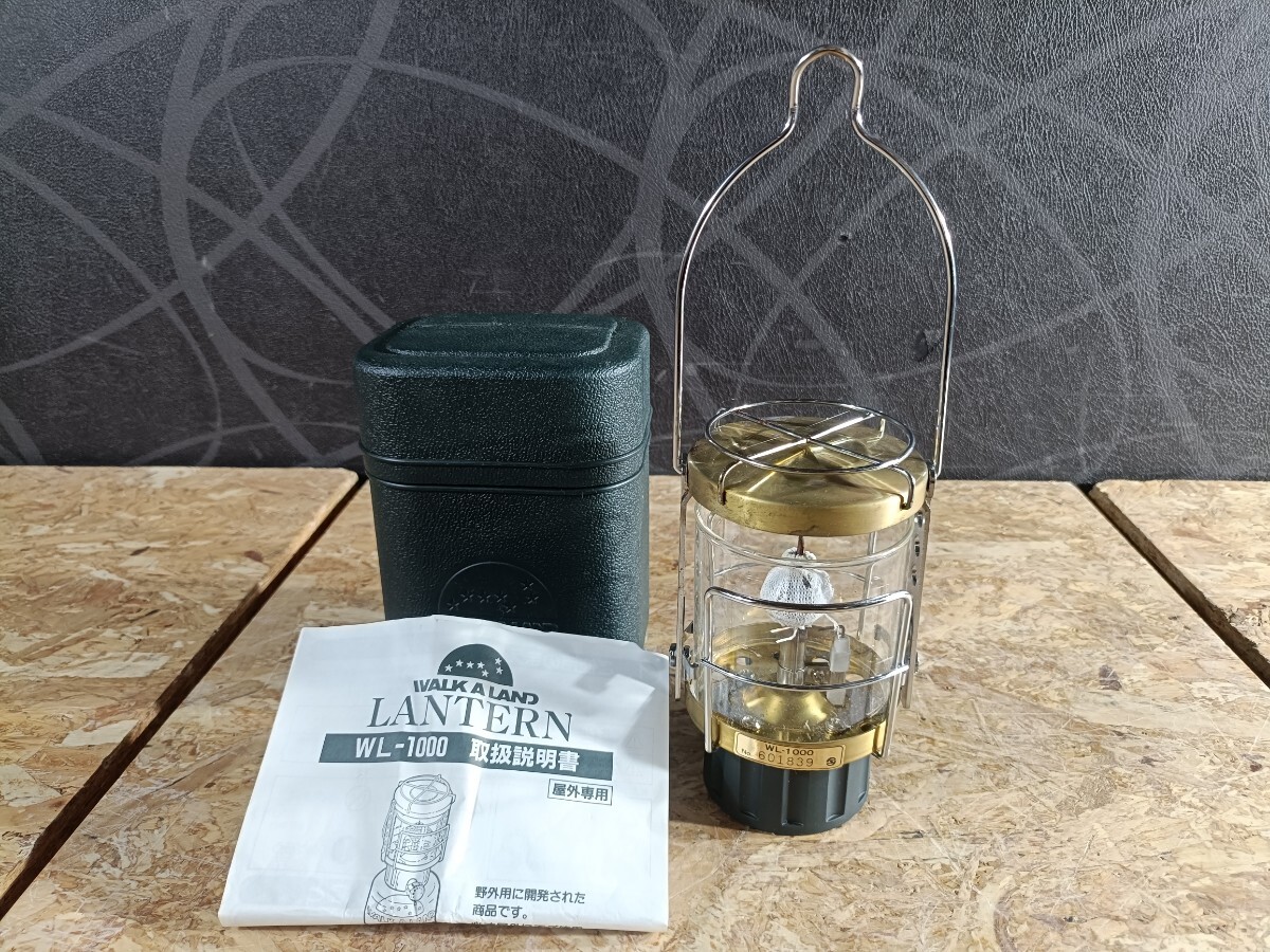 (UK105)グリーンウッド ガスランタン WL-1000 WALK A LAND アウトドア キャンプ 現状品拍卖