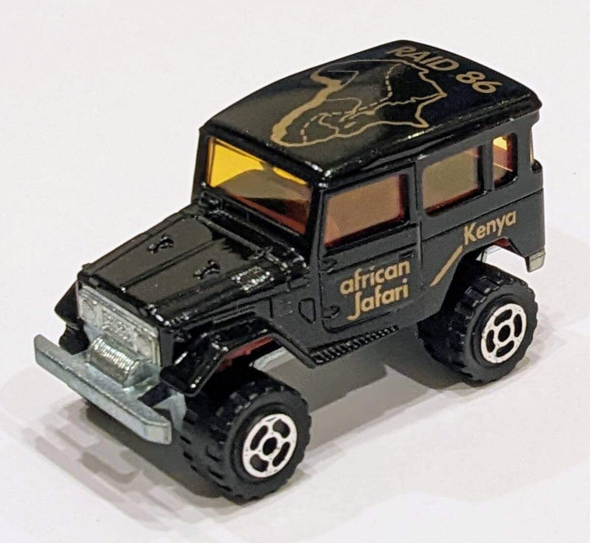 仏マジョレット トヨタ ランドクルーザー ランクル 40系 黒 african safari RAID86 1/55 フランス製拍卖