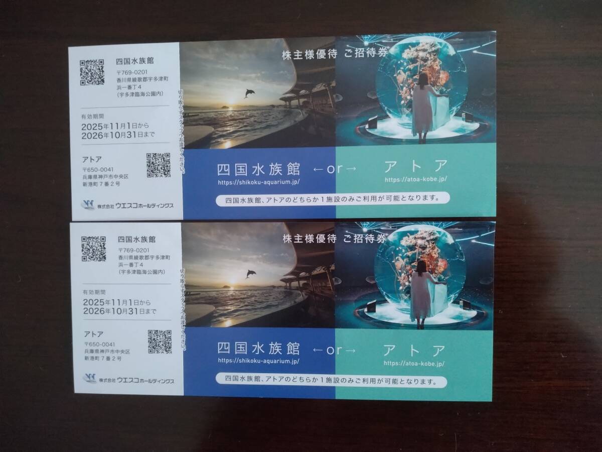 ウエスコホールディングス株主優待券2枚セット 送料無料拍卖