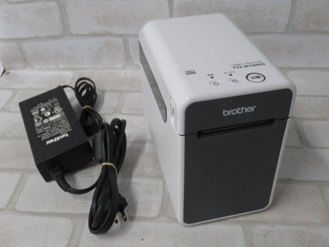 Ω 新O 0313♪ 保証有 brother【 TD-2135N 】ブラザー ラベルプリンター 印字確認済 AC付拍卖