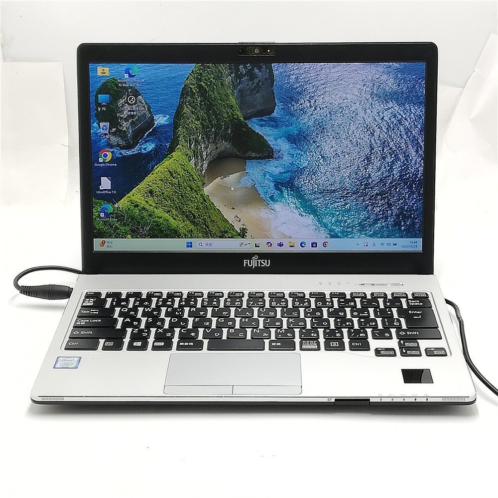 秋SALE 卸値 5台限定 Wi-Fi有 富士通 ノートパソコン 中古良品 S938/B 第8世代 Core i5 8GB 高速SSD 無線LAN Windows11 Office済 即使用可拍卖