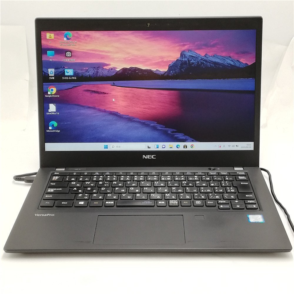 秋SALE 大赤字 5台限定 新品SSD搭載 Wi-Fi有 NEC 中古ノートパソコン VKM16BZG5 第8世代 Core i5 8GB 無線LAN Windows11 Office済 即使用可拍卖