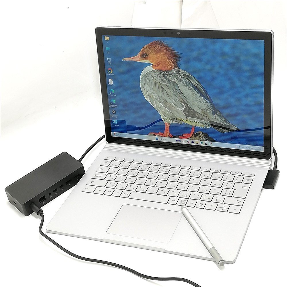 秋Sale 卸値 5台限定 Wi-Fi有 Microsoft ノートパソコン タブレット Surface Book 3 中古美品 Core i5 高速SSD 無線LAN Windows11 Office済拍卖