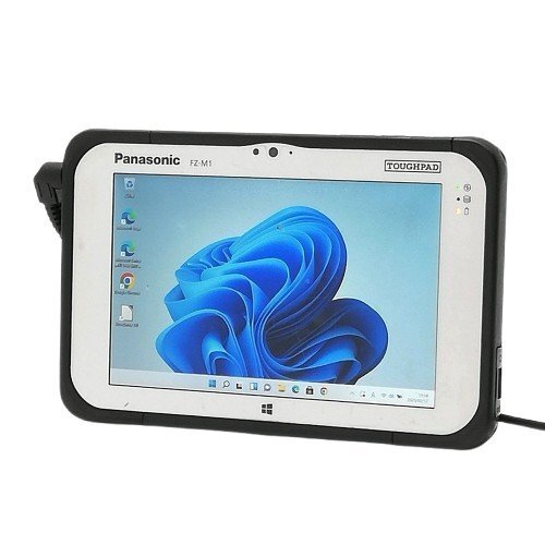 1円~ Wi-Fi有 高速SSD搭載 パナソニック タブレット タフパッド FZ-M1F150JVJ 中古良品 Core M5 無線LAN Windows11 Office 即使用可 保証付拍卖