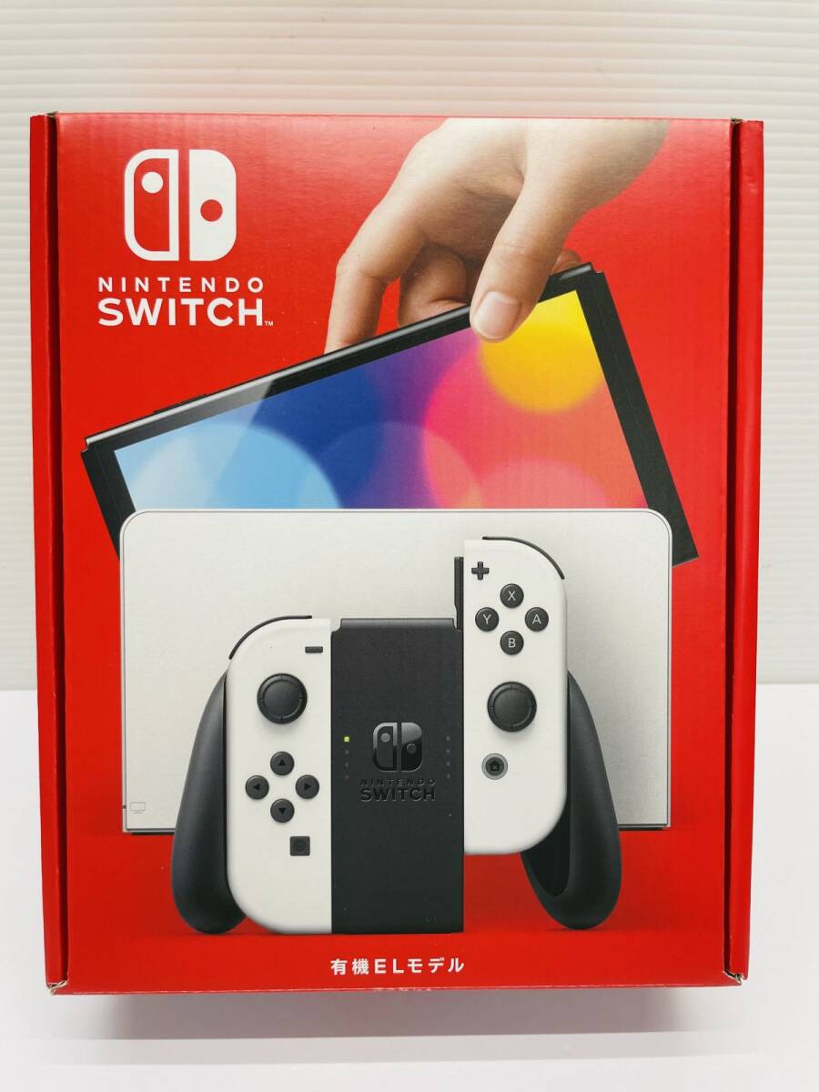M902-251110-49【中古】Nintendo Switch 有機EL ホワイト ニンテンドースイッチ 本体 動作確認済み/初期化済み拍卖