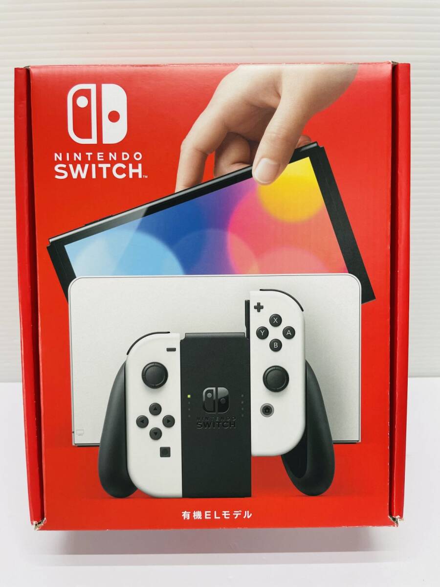 M822-251110-49【中古】Nintendo Switch 有機EL ホワイト ニンテンドースイッチ 本体 動作確認済み/初期化済み拍卖
