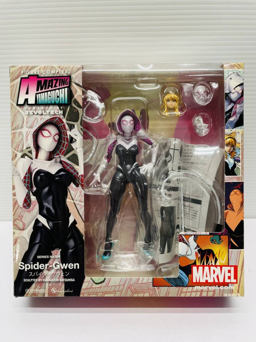 M753-251129-57【開封品】フィギュアコンプレックス アメイジングヤマグチ SERIES No.004 スパイダーグウェン リボルテック フィギュア拍卖