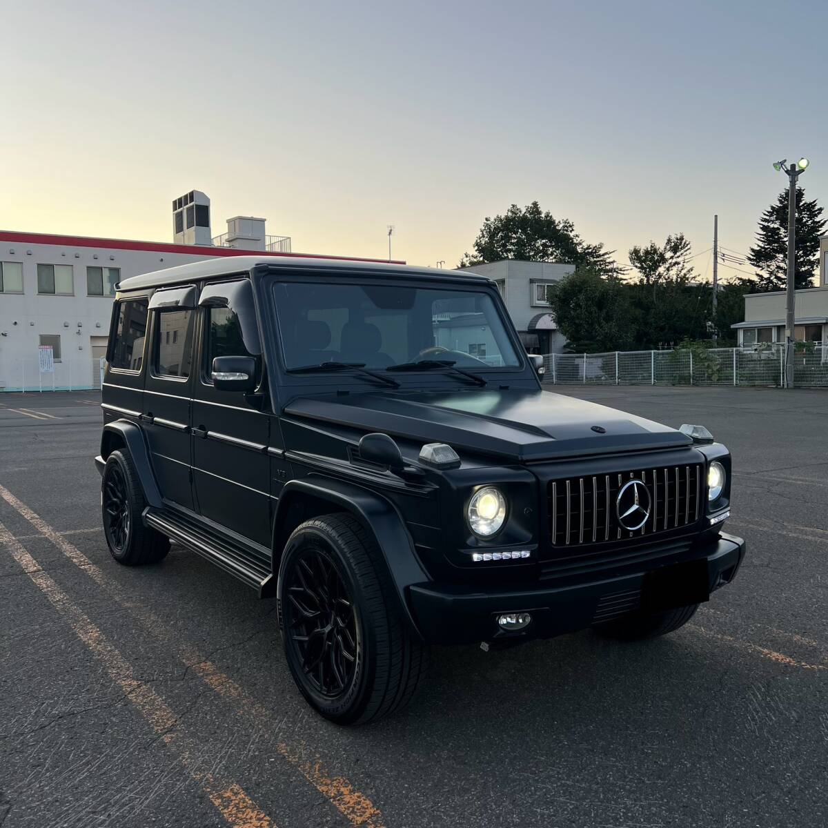 メルセデス ベンツ AMG G55 ロング マットブラック ラッピング Gクラス ゲレンデ 車検令和8年6月まで 機関良好 北海道 札幌 パナメリカーナ拍卖