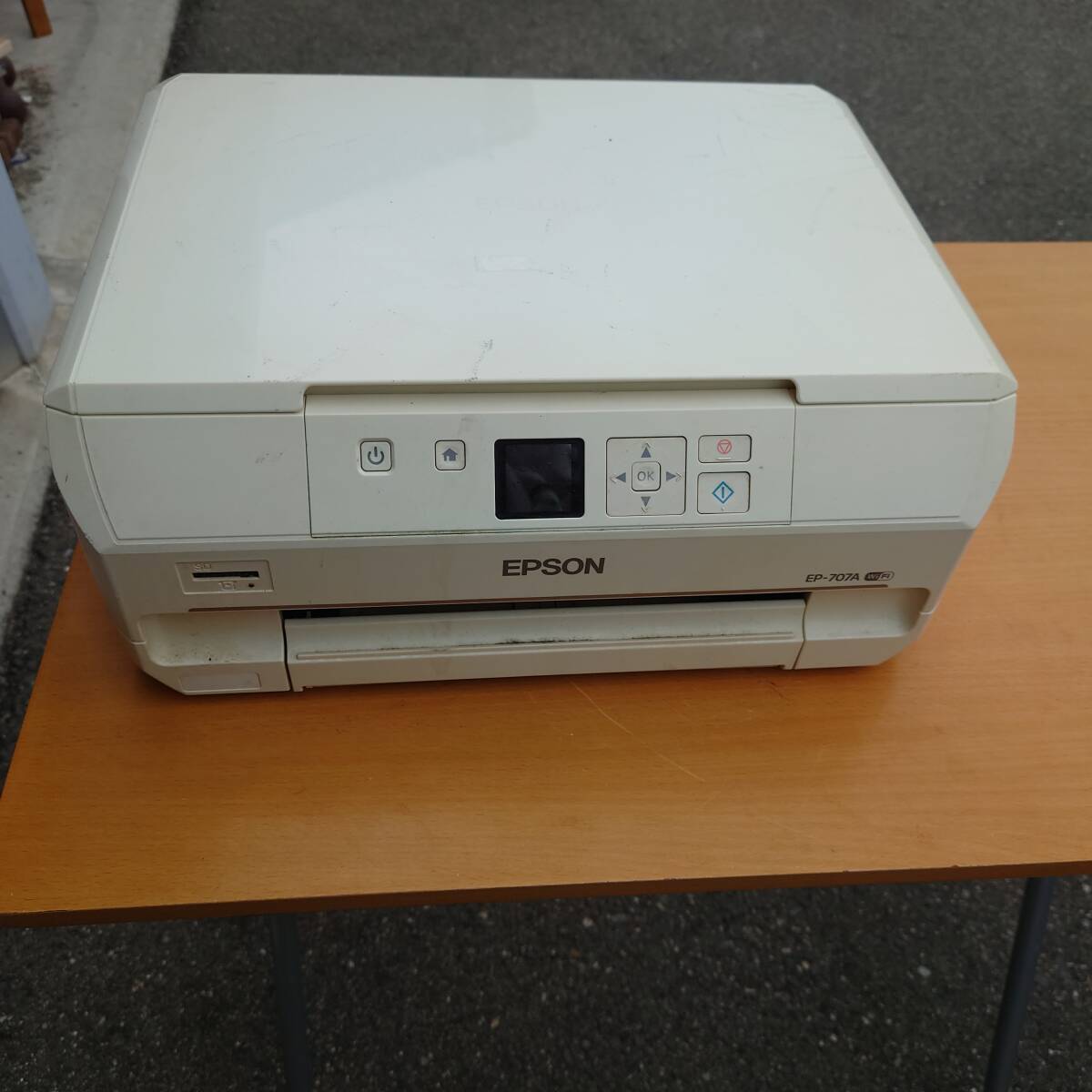 EPSON Colorio EP-707A Wi-Fi エプソン カラリオ インクジェットプリンター ジャンク 廃インク限界 拍卖