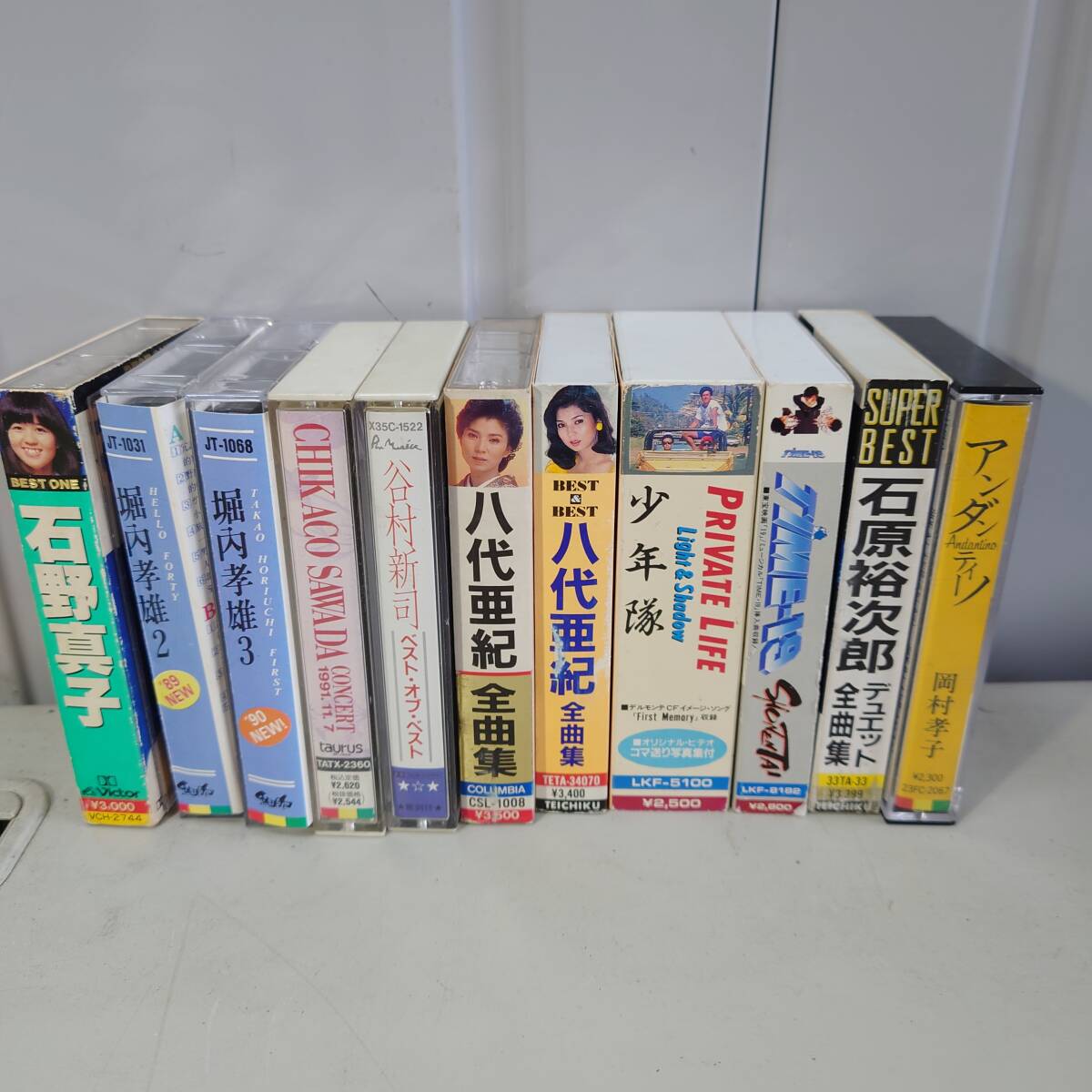 石野真子 八代亜紀 少年隊 など カセットテープ まとめて 拍卖