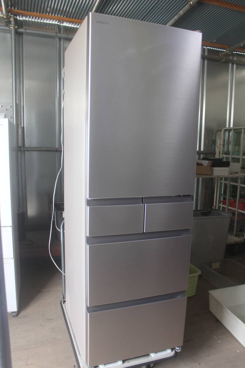 10047 高年式★2025年製 日立 5ドア冷凍冷蔵庫 HITACHI R-HWS47V(N) 470L ライトゴールド 右開き拍卖