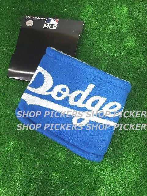 B 新品 MLB LA/ ロサンゼルス・ドジャース フリース ネックウォーマー拍卖