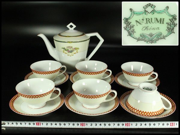 【金閣】アンティーク 日本陶器会社 ポット ナルミ C&S 水注 未使用 旧家蔵出 送料無料(ZE420)拍卖