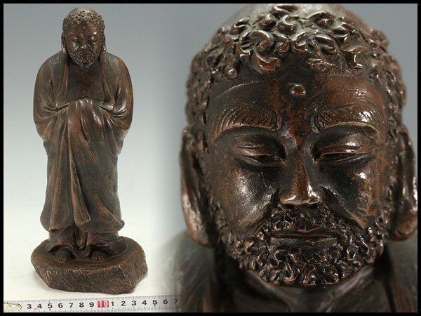 【金閣】古備前 仏像 時代物 うぶ出し 送料無料(XA942)拍卖